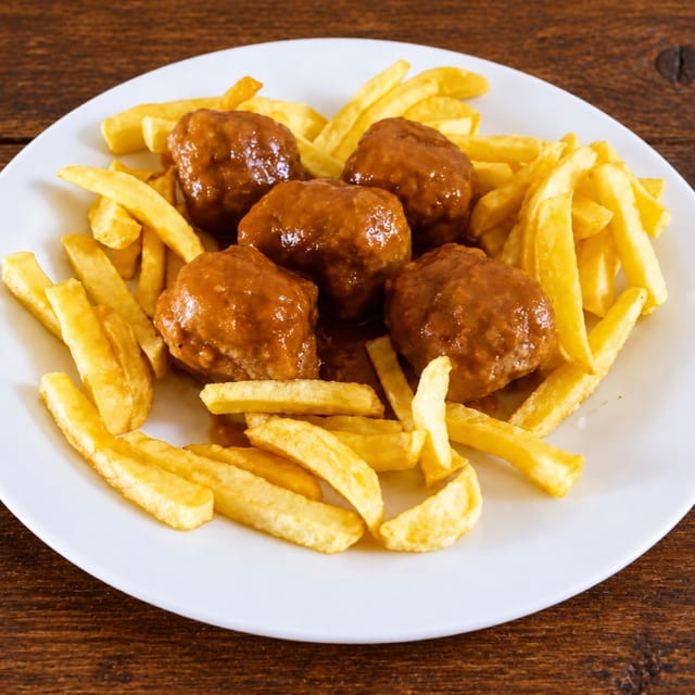 Albondigas / Spanish Meatballs.