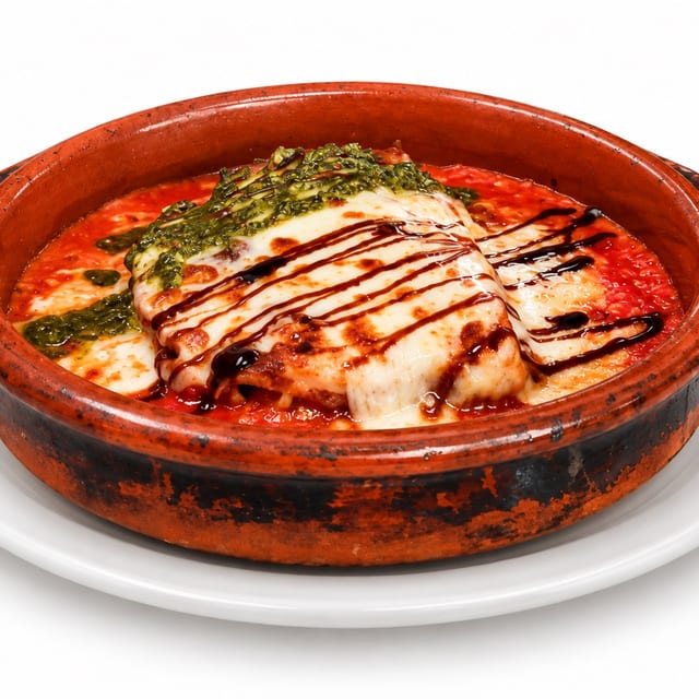 Lasaña / Lasagna.