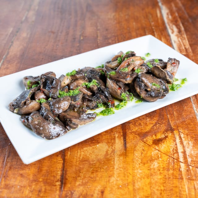 Garlic Mushrooms.