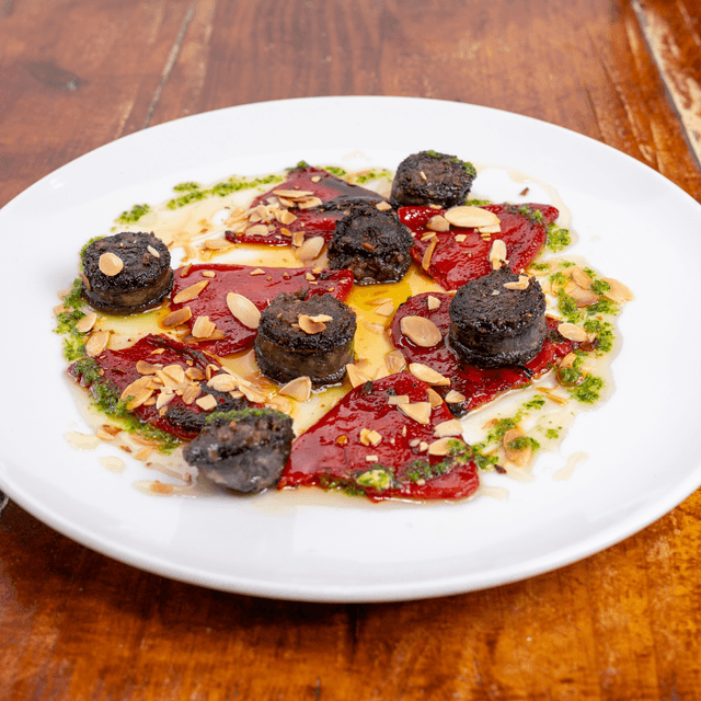 Morcilla & Piquillos / Blood Sausage & Peppers.
